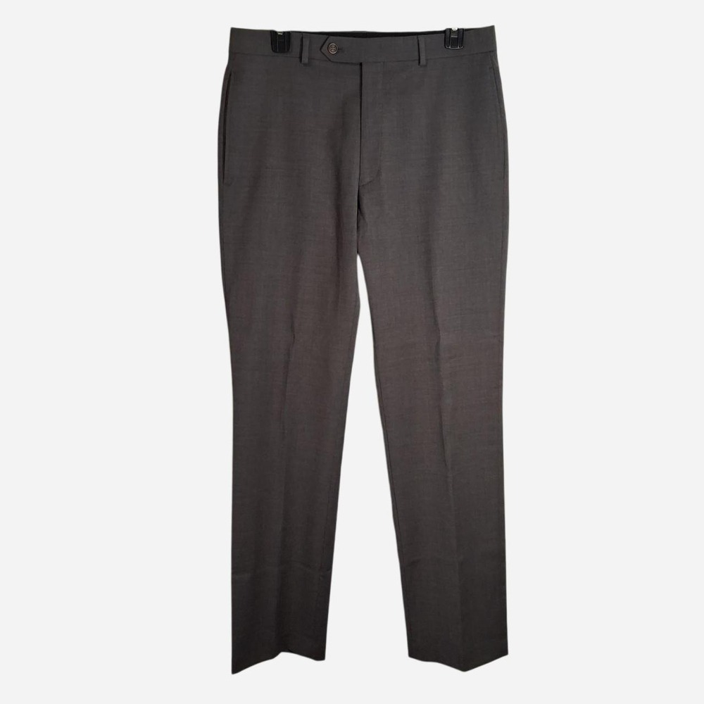 Mens Ralph Lauren dark gray High Performance 98% wool trousers.